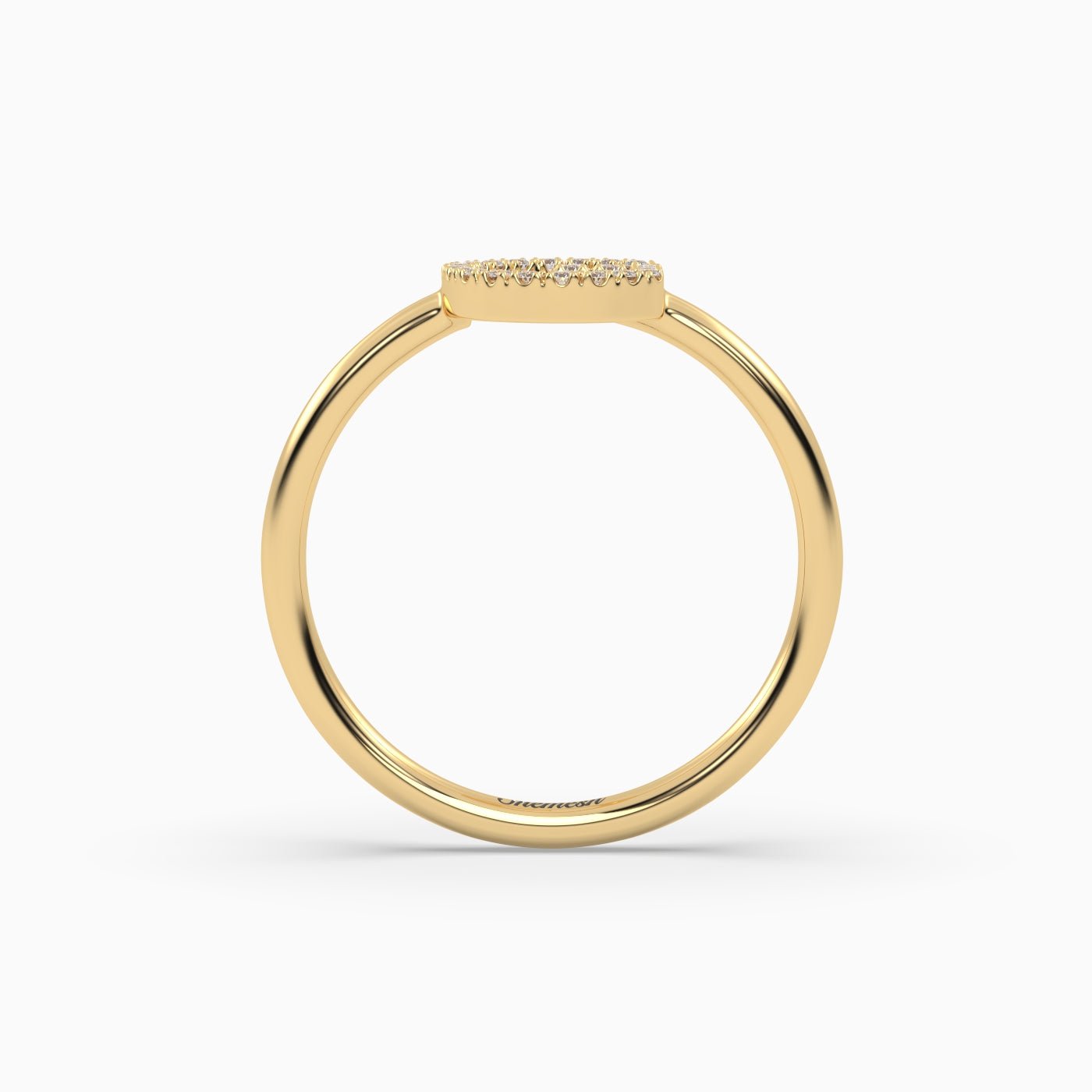 18K Gold "G" Initial Ring - shemesh_diamonds